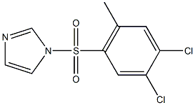 1-[(4,5-dichloro-2-methylphenyl)sulfonyl]-1H-imidazole 구조식 이미지