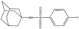 N-(1-adamantyl)-4-iodobenzenesulfonamide Structure