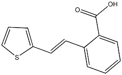 2-[2-(2-thienyl)vinyl]benzoic acid Structure