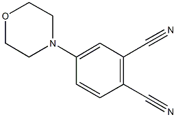 4-(4-morpholinyl)phthalonitrile 구조식 이미지