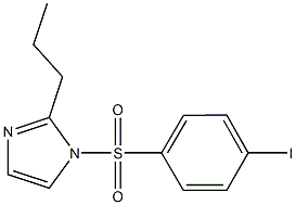 1-[(4-iodophenyl)sulfonyl]-2-propyl-1H-imidazole Structure