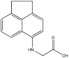 (1,2-dihydro-5-acenaphthylenylamino)acetic acid Structure