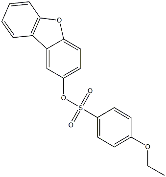 dibenzo[b,d]furan-2-yl 4-ethoxybenzenesulfonate Structure