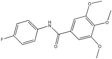 N-(4-fluorophenyl)-3,4,5-trimethoxybenzamide Structure