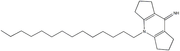 4-tetradecyl-2,3,4,5,6,7-hexahydrodicyclopenta[b,e]pyridin-8(1H)-imine 구조식 이미지