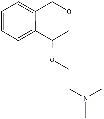 N-[2-(3,4-dihydro-1H-isochromen-4-yloxy)ethyl]-N,N-dimethylamine Structure