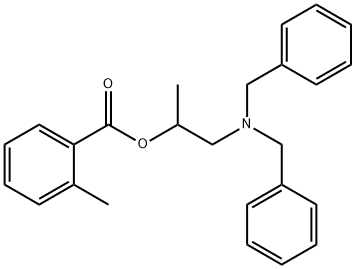 2-(dibenzylamino)-1-methylethyl 2-methylbenzoate Structure