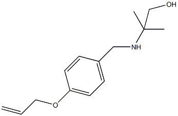 2-{[4-(allyloxy)benzyl]amino}-2-methyl-1-propanol 구조식 이미지