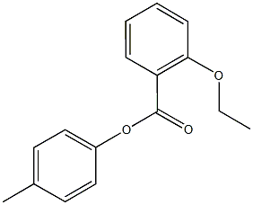 4-methylphenyl2-ethoxybenzoate Structure