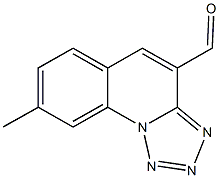 8-methyltetraazolo[1,5-a]quinoline-4-carbaldehyde Structure