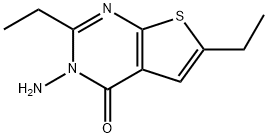 3-amino-2,6-diethylthieno[2,3-d]pyrimidin-4(3H)-one 구조식 이미지