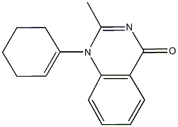 1-(1-cyclohexen-1-yl)-2-methyl-4(1H)-quinazolinone Structure