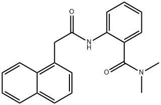 N,N-dimethyl-2-[(1-naphthylacetyl)amino]benzamide Structure