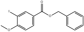 benzyl 3-iodo-4-methoxybenzoate 구조식 이미지