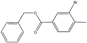 benzyl 3-bromo-4-methylbenzoate Structure