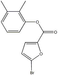 2,3-dimethylphenyl 5-bromo-2-furoate 구조식 이미지