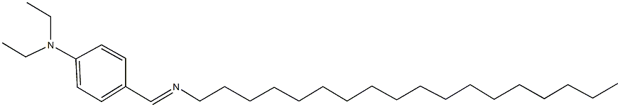 N-[4-(diethylamino)benzylidene]-N-octadecylamine 구조식 이미지