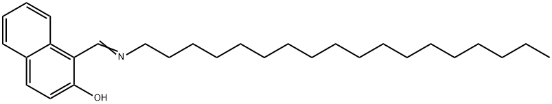 1-[(octadecylimino)methyl]-2-naphthol Structure