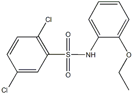 2,5-dichloro-N-(2-ethoxyphenyl)benzenesulfonamide 구조식 이미지