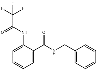 N-benzyl-2-[(trifluoroacetyl)amino]benzamide 구조식 이미지