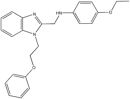 N-(4-ethoxyphenyl)-N-{[1-(2-phenoxyethyl)-1H-benzimidazol-2-yl]methyl}amine 구조식 이미지