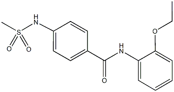 N-(2-ethoxyphenyl)-4-[(methylsulfonyl)amino]benzamide Structure