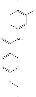 4-ethoxy-N-(3-fluoro-4-methylphenyl)benzamide 구조식 이미지