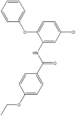 N-(5-chloro-2-phenoxyphenyl)-4-ethoxybenzamide 구조식 이미지