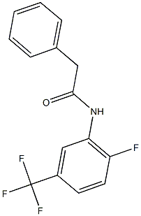 N-[2-fluoro-5-(trifluoromethyl)phenyl]-2-phenylacetamide Structure