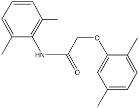 2-(2,5-dimethylphenoxy)-N-(2,6-dimethylphenyl)acetamide 구조식 이미지