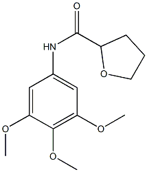 N-(3,4,5-trimethoxyphenyl)tetrahydro-2-furancarboxamide Structure