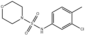 N-(3-chloro-4-methylphenyl)-4-morpholinesulfonamide Structure