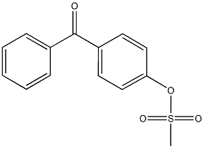 4-benzoylphenyl methanesulfonate 구조식 이미지