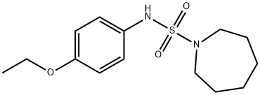 N-(4-ethoxyphenyl)-1-azepanesulfonamide 구조식 이미지