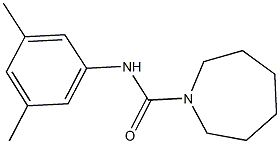 N-(3,5-dimethylphenyl)-1-azepanecarboxamide Structure