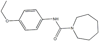 N-(4-ethoxyphenyl)-1-azepanecarboxamide 구조식 이미지