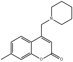 7-methyl-4-(1-piperidinylmethyl)-2H-chromen-2-one 구조식 이미지