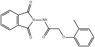 N-(1,3-dioxo-1,3-dihydro-2H-isoindol-2-yl)-2-(2-methylphenoxy)acetamide Structure