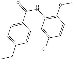 N-(5-chloro-2-methoxyphenyl)-4-ethylbenzamide Structure