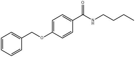 4-(benzyloxy)-N-butylbenzamide Structure