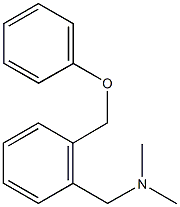 N,N-dimethyl-N-[2-(phenoxymethyl)benzyl]amine Structure