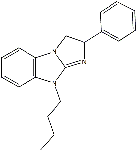 9-butyl-2-phenyl-2,9-dihydro-3H-imidazo[1,2-a]benzimidazole Structure