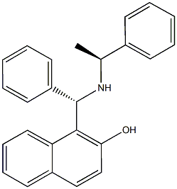 1-{phenyl[(1-phenylethyl)amino]methyl}-2-naphthol Structure