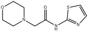 2-(4-morpholinyl)-N-(1,3-thiazol-2-yl)acetamide Structure