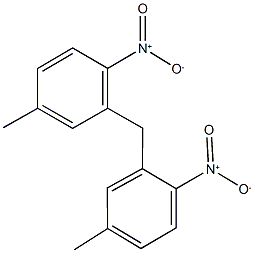 4-methyl-2-(5-methyl-2-nitrobenzyl)-1-nitrobenzene Structure