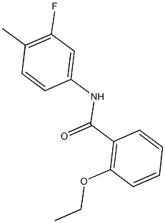2-ethoxy-N-(3-fluoro-4-methylphenyl)benzamide 구조식 이미지