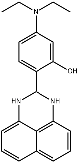 5-(diethylamino)-2-(2,3-dihydro-1H-perimidin-2-yl)phenol Structure