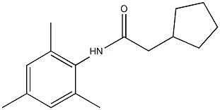 2-cyclopentyl-N-mesitylacetamide 구조식 이미지