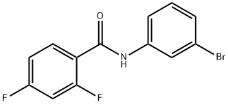 N-(3-bromophenyl)-2,4-difluorobenzamide Structure
