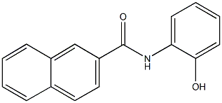 N-(2-hydroxyphenyl)-2-naphthamide 구조식 이미지